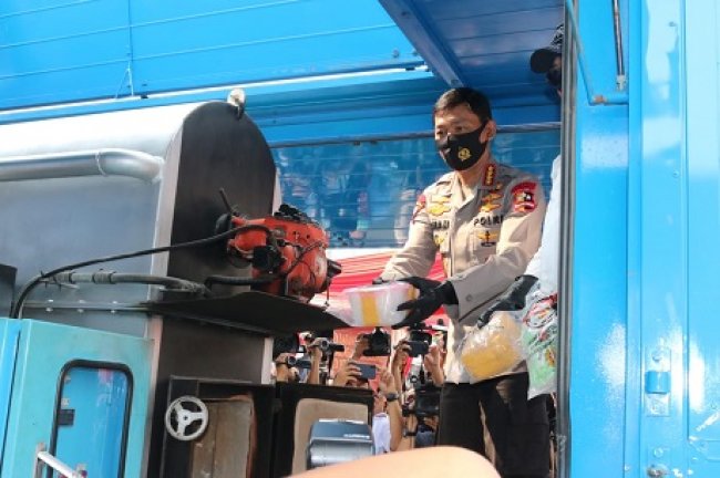 Polda Metro Musnahkan 1,2 Ton Sabu dan 410 Kilogram Ganja Polda Metro Musnahkan 1,2 Ton Sabu dan 410 Kilogram Ganja