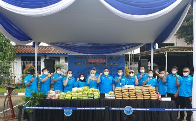 Bakar Habis 84,58 Kg Sabu dan 115,85 Kg Ganja Bakar Habis 84,58 Kg Sabu dan 115,85 Kg Ganja