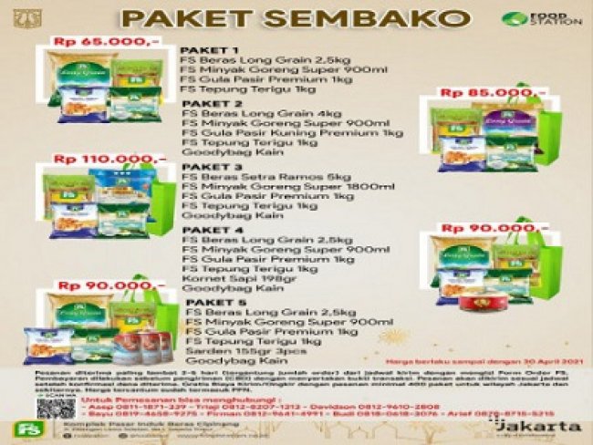 Ayo Buruan, Food Station Perpanjang Promo Paket Sembako Sampai Mei 2021 Ayo Buruan, Food Station Perpanjang Promo Paket Sembako Sampai Mei 2021