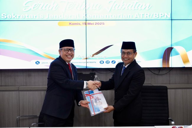Serah Terima Jabatan Sekjen Kementerian ATR/BPN