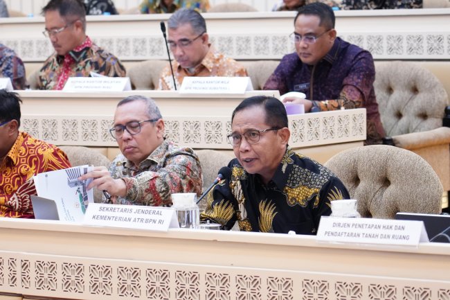 Tindak Lanjut Evaluasi Triwulan I, Komisi II DPR RI Adakan Rapat Kerja dengan Kanwil BPN Provinsi Se-Indonesia