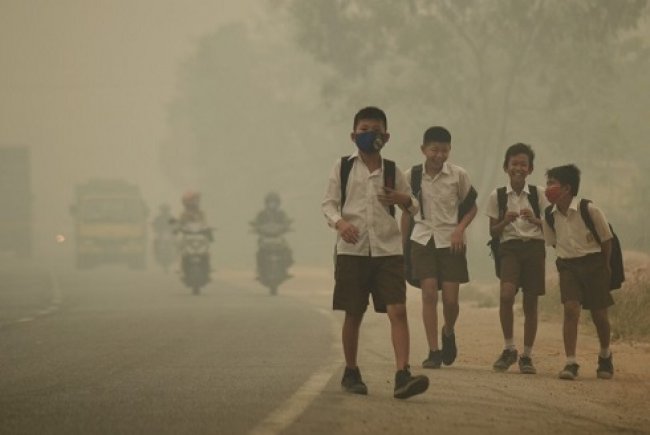 Kota Jambi Mulai Dilanda Kabut Asap