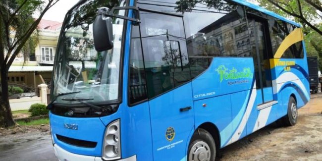 Pontianak Punya Angkutan Baru Bernama Trans Pontianak Khatulistiwa