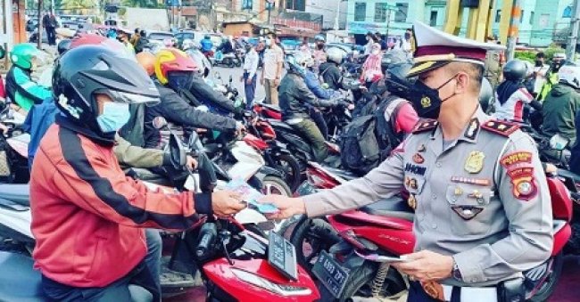 Uji Coba Ganjil-Genap  di Jalan Margonda Raya Depok