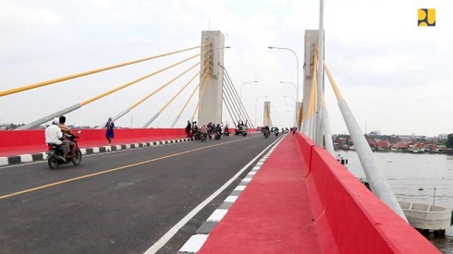 Dibangun dengan Dana SBSN, Jembatan Musi 4 Kini Sudah Bisa Dilalui