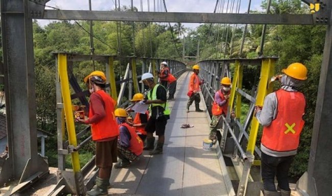 Menteri Basuki: Pembangunan Infrastruktur 2021 untuk Buka Lapangan Pekerjaan