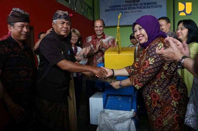 Dukung Bali Bersih, Kementerian PUPR Buka Pusat Pendidikan Pengolahan Sampah 3R