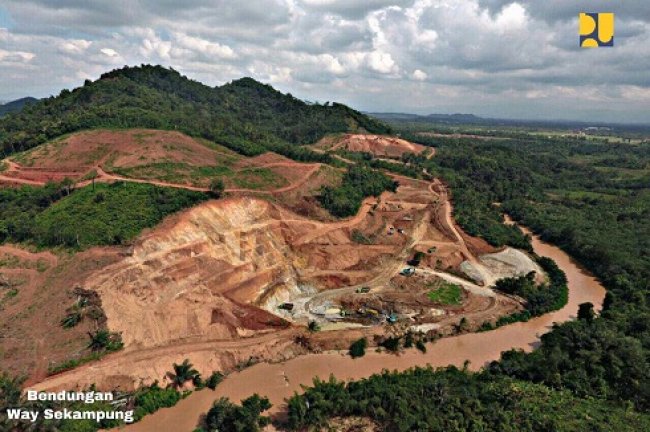 Bendungan Way Sekampung Siap Mendukung Lampung sebagai Lumbung Pangan Nasional