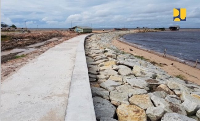 Amankan Kedaulatan Negara, Kementerian PUPR Bangun Pengaman Pantai di Pulau Terdepan Provinsi Riau