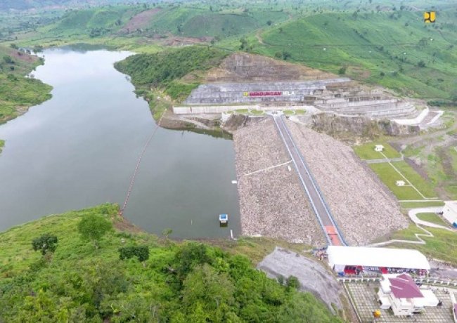 Mulai Penggenangan, Bendungan Mila Suplai Irigasi 1.689 Ha di Kabupaten Dompu menteri pupr basuki hadimuljono