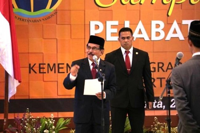 Menteri Sofyan Djalil : Harapan Masyarakat Terhadap Kinerja Kementerian ATR/BPN Sangat Besar