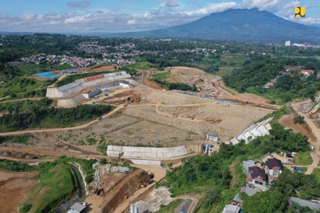 Konstruksi Bendungan Ciawi Selesai 2022, Menteri PUPR:  Tingkatkan Kapasitas  Pengendalian Banjir Jakarta