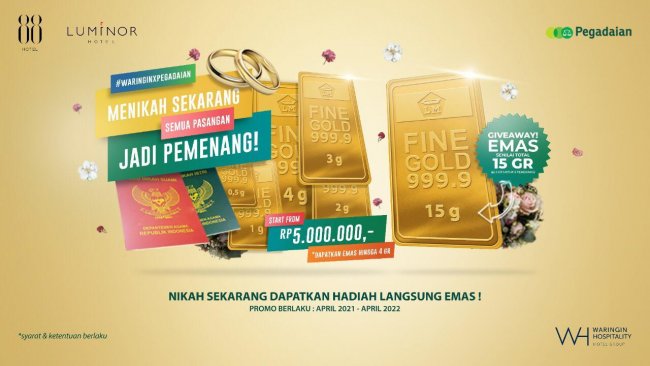 Menikah Sekarang Semua Pasangan Jadi Pemenang Emas