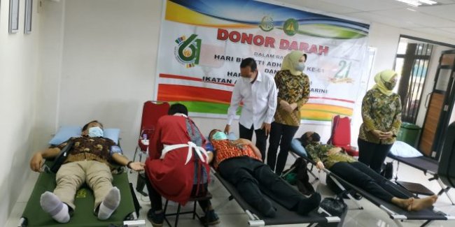 Kejati Kalbar Gelar Donor Darah, Bantu PMI Tangani Kekurangan Pasokan.