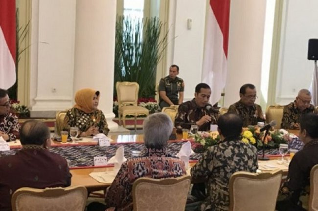 Presiden Minta Bupati Dinginkan Suasana dalam Berdemokrasi