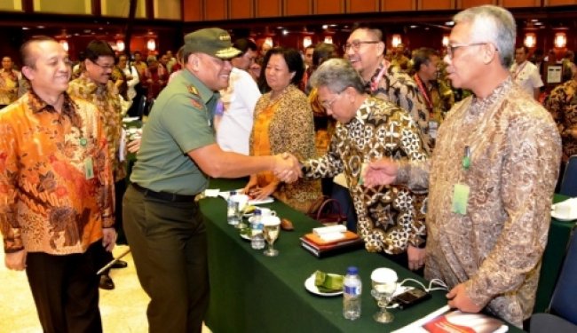Panglima TNI Jenderal TNI Gatot Nurmantyo Rakernas 