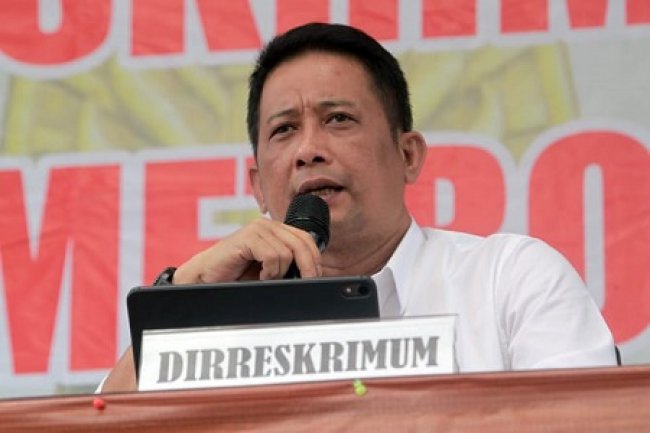 Direktur Reserse Kriminal Umum Polda Metro Jaya Kombes Tubagus Ade Hidayat 
