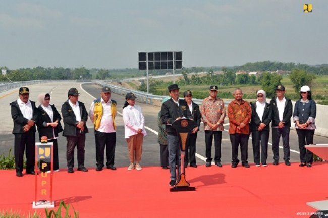 Dalam Empat Tahun Kementerian PUPR Rampungkan 616 Km Tol Trans Jawa