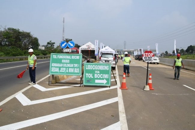 Mudik Lebaran 2018, Tol Bocimi Dapat Dilalui Tanpa Tarif