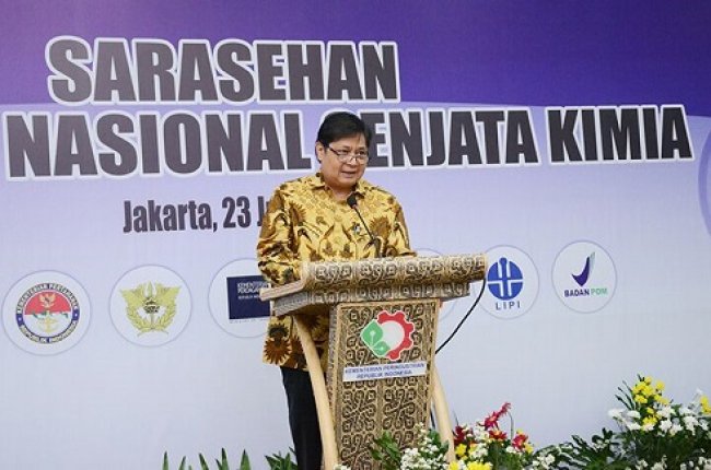 Menteri Perindustrian Airlangga Hartarto 