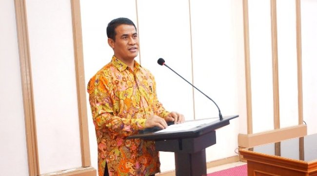 Menteri Pertanian Amran Sulaiman kementan gkp hpp tim sergab gabah beras bulog jokowi