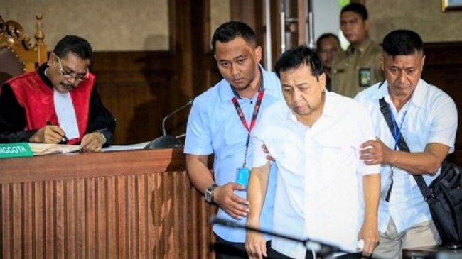 Hakim Tolak Eksepsi Setya Novanto