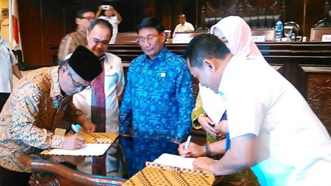  DPD RI Tandatangani Mou dengan BNN Terkait Program P4GN