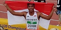 Lalu Muhammad Zohri pelari tercepat nomor lari 100 meter