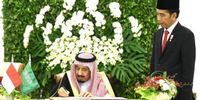 Kerja Sama Ekonomi Indonesia - Arab Saudi Rp 45,5 Triliun