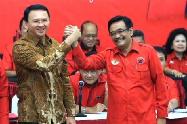 Ahok Berpesan agar Djarot Tingkatkan Kepercayaan Warga kepada Pemprov DKI Jakarta