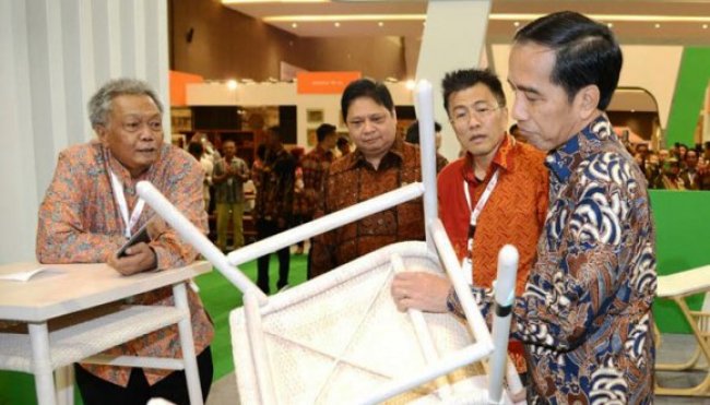 kemenperin mebel jokowi airlangga