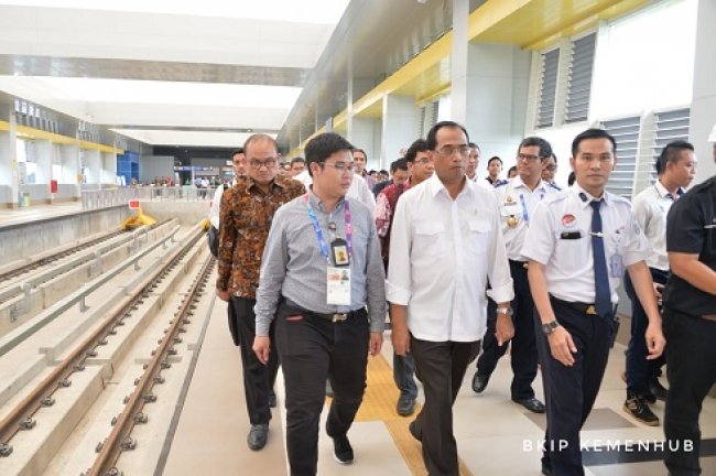 13 Stasiun akan Layani LRT Palembang 