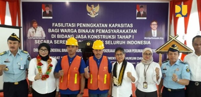 Kementerian PUPR Latih 910 Napi Jadi Tenaga Konstruksi