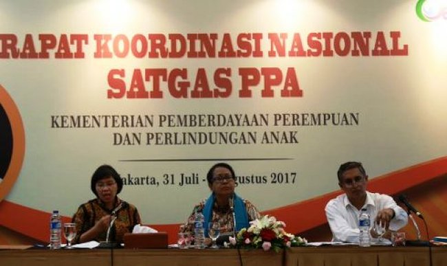 Menteri PPPA Yohanna Yambise Rakornas