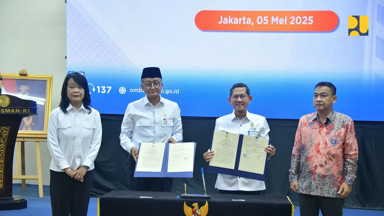 Optimalkan Pelayanan Publik, Kementerian PU Teken MoU dengan Ombudsman RI