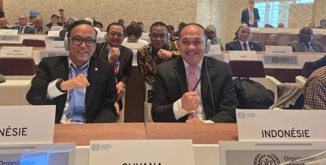 Wamenaker Immanuel Hadiri Pembukaan ILC ke-113 di Jenewa
