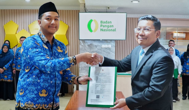 Kepala NFA Lantik 59 PPPK, Dorong Perkuat Ketahanan Pangan Nasional