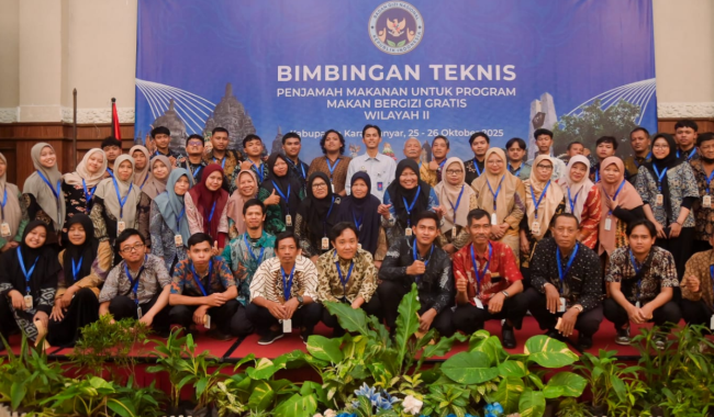 BGN Gelar Bimtek Serentak untuk 35.000 Penjamah Pangan di 38 Kab/Kota Pulau Jawa
