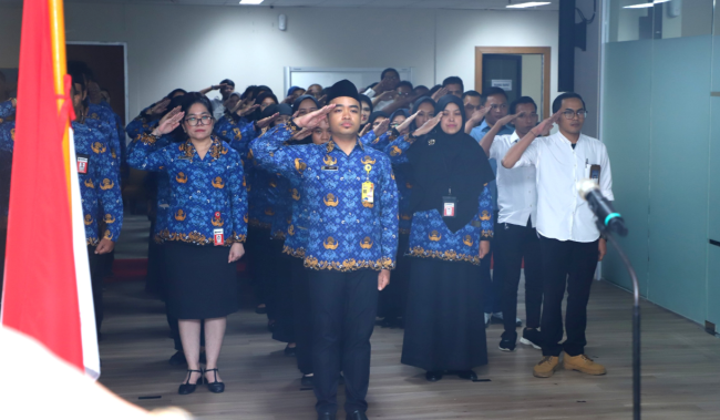 Kanwil BPN DKI Jakarta Peringati Hari Sumpah Pemuda ke-97, Teguhkan Semangat Persatuan dan Pelayanan