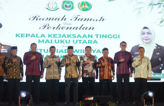 Perkuat Sinergi Penegakan Hukum, Kakanwil Kemenkum Malut Sambut Kajati Baru Sufari