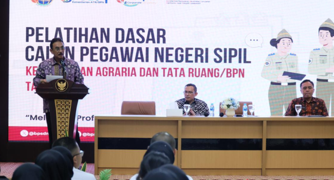 Tutup Latsar Gelombang 1 Tahun 2025, Sekjen Kementerian ATR/BPN Beri 3 Pesan untuk Pedoman CPNS dalam Bertugas
