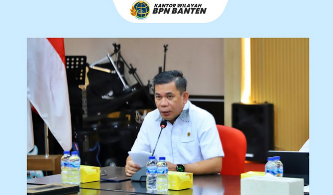 BPN Banten Serahkan Data Pertanahan Dukung Penetapan Sempadan Situ di Tangerang Raya