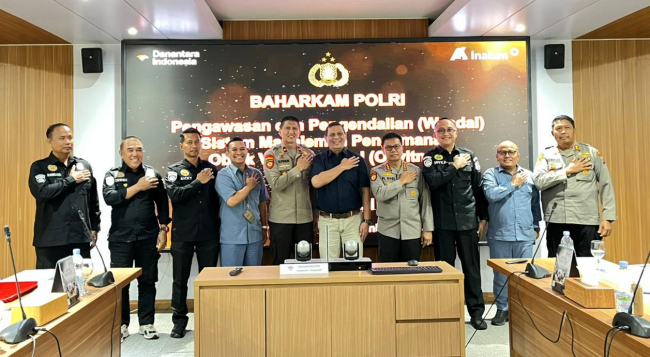 Pengamanan Obvitnas Diperkuat, Dirpamobvit Baharkam Polri Tinjau Implementasi SMP di Inalum