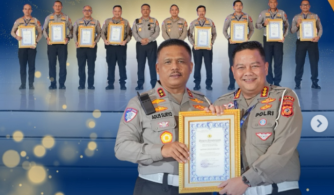 Ditlantas Polda Jabar Raih Penghargaan Pelaksanaan Operasi Ketupat 2025