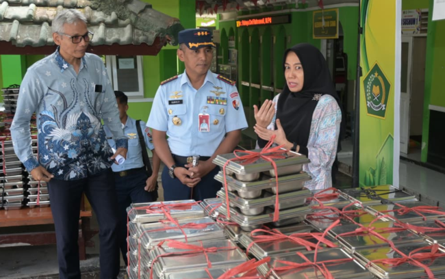 Danlanud ZAM Pastikan Operasional SPPG Berjalan Sesuai Standar BGN