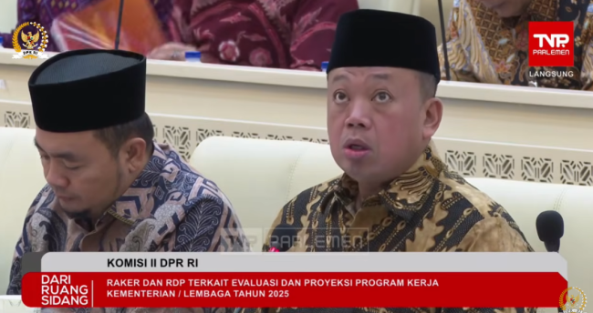 ATR/BPN Paparkan Realisasi Anggaran dan Output 2025 dalam Raker Bersama Komisi II DPR RI