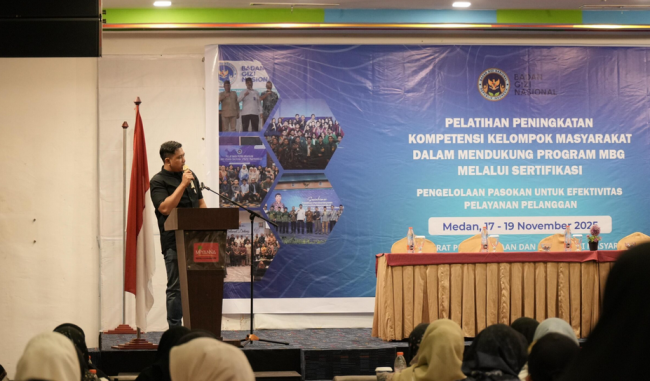 BGN Perkuat Kemitraan UMKM Lewat Pelatihan Kompetensi Penyedia Pangan Program MBG