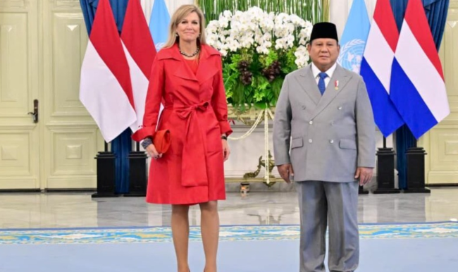 Presiden Prabowo Terima Kunjungan Ratu Máxima di Istana Merdeka