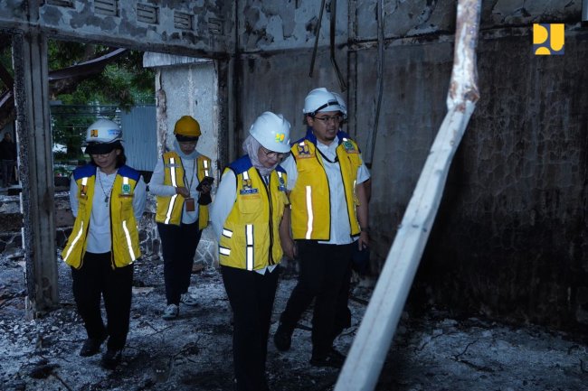 Pulihkan Fasilitas Publik, Kementerian PU Respon Cepat Rehabilitasi Wisma MPR RI di Bandung