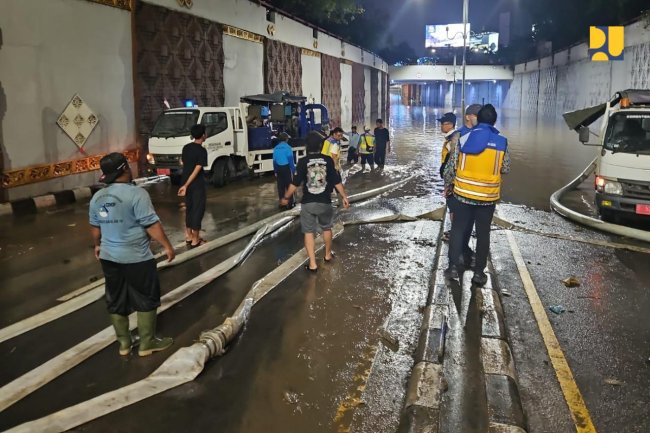 Kementerian PU Gerak Cepat Buka Akses Jalan Nasional Terdampak Banjir di Bali